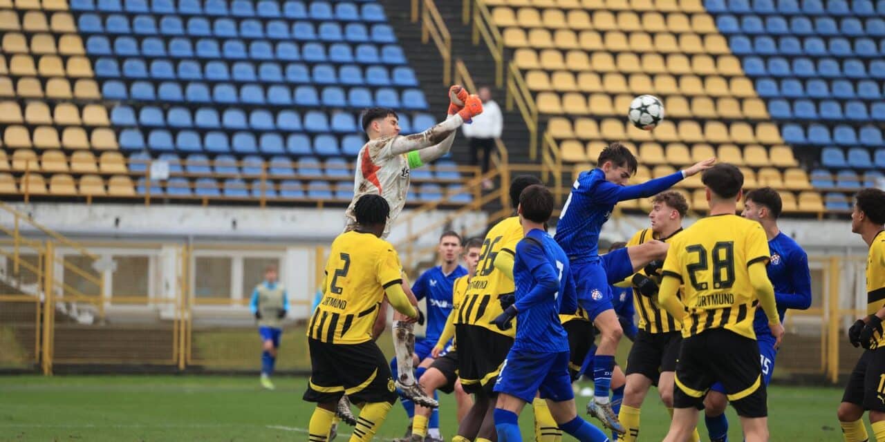 Zagreb: Utakmica mladih U19 GNK Dinamo – Borussia Dortmund