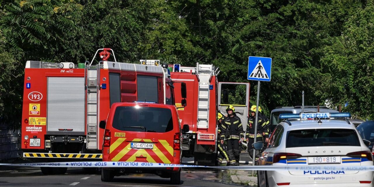 Zagreb: Vatrogasci na intervenciji u Ulici Andrije Žaje