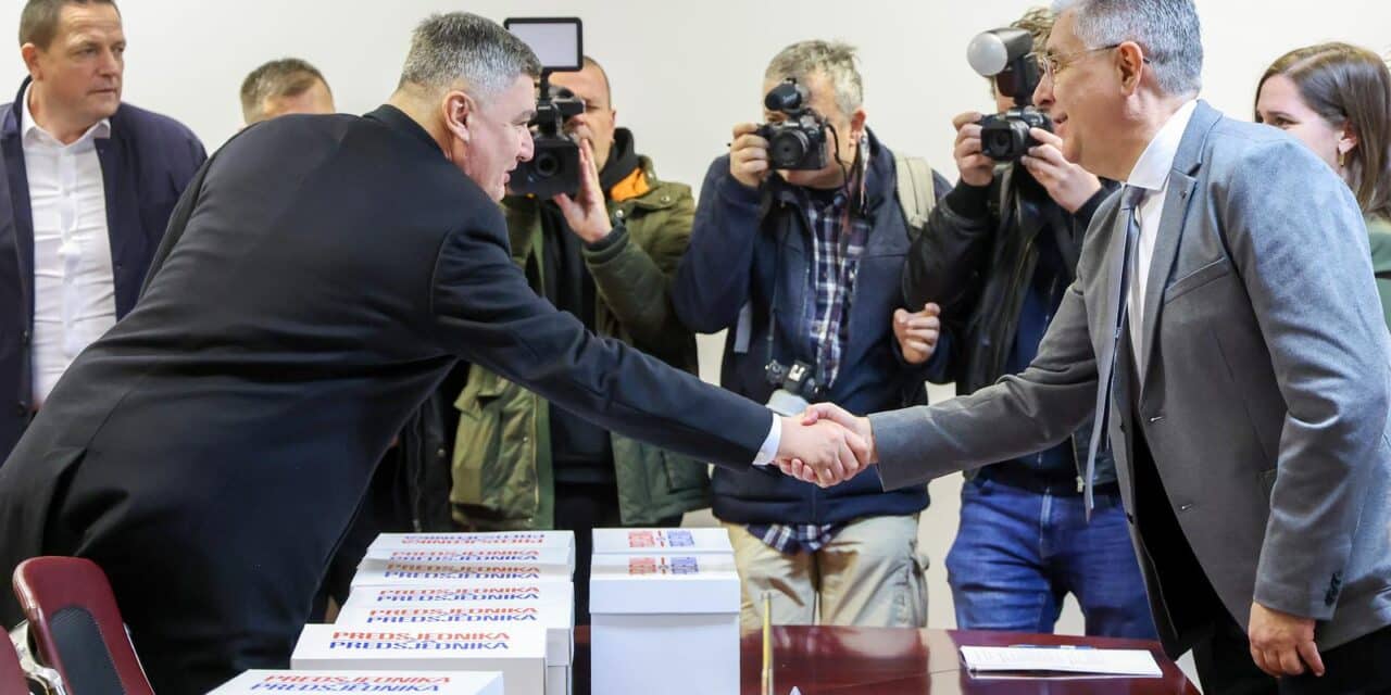 Milanović potpisi predao DIP