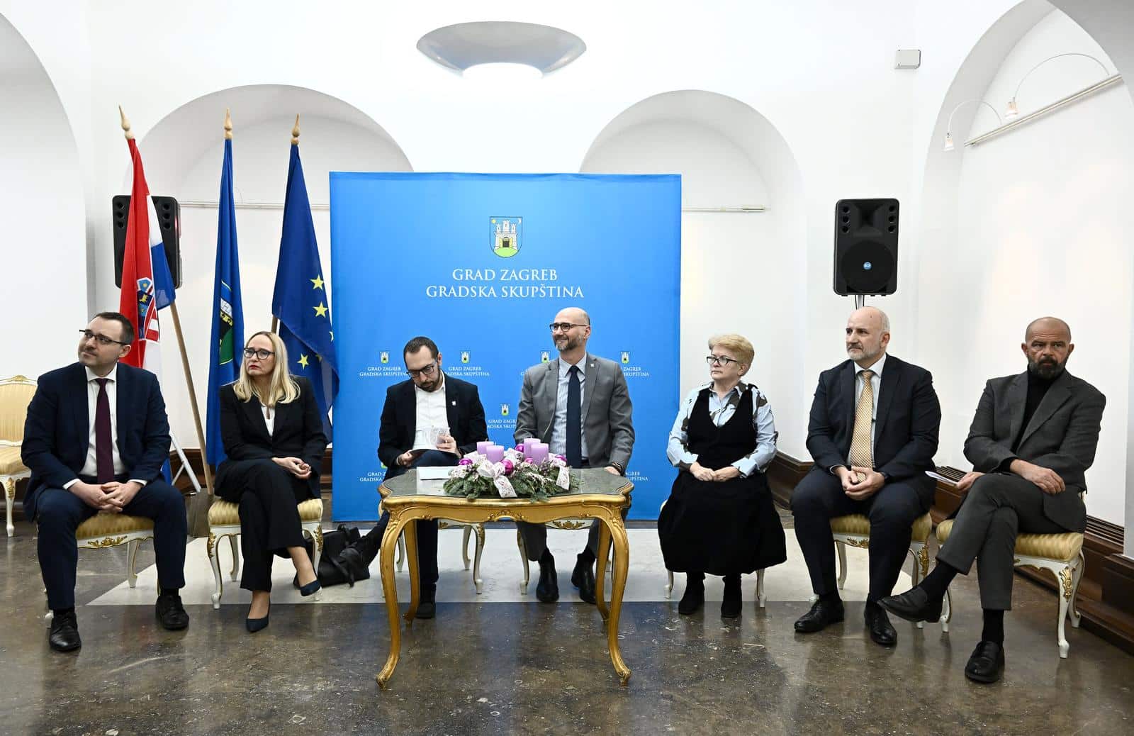 Zagreb: Prijem udruga osoba s invaliditetom u Staroj gradskoj vijećnici