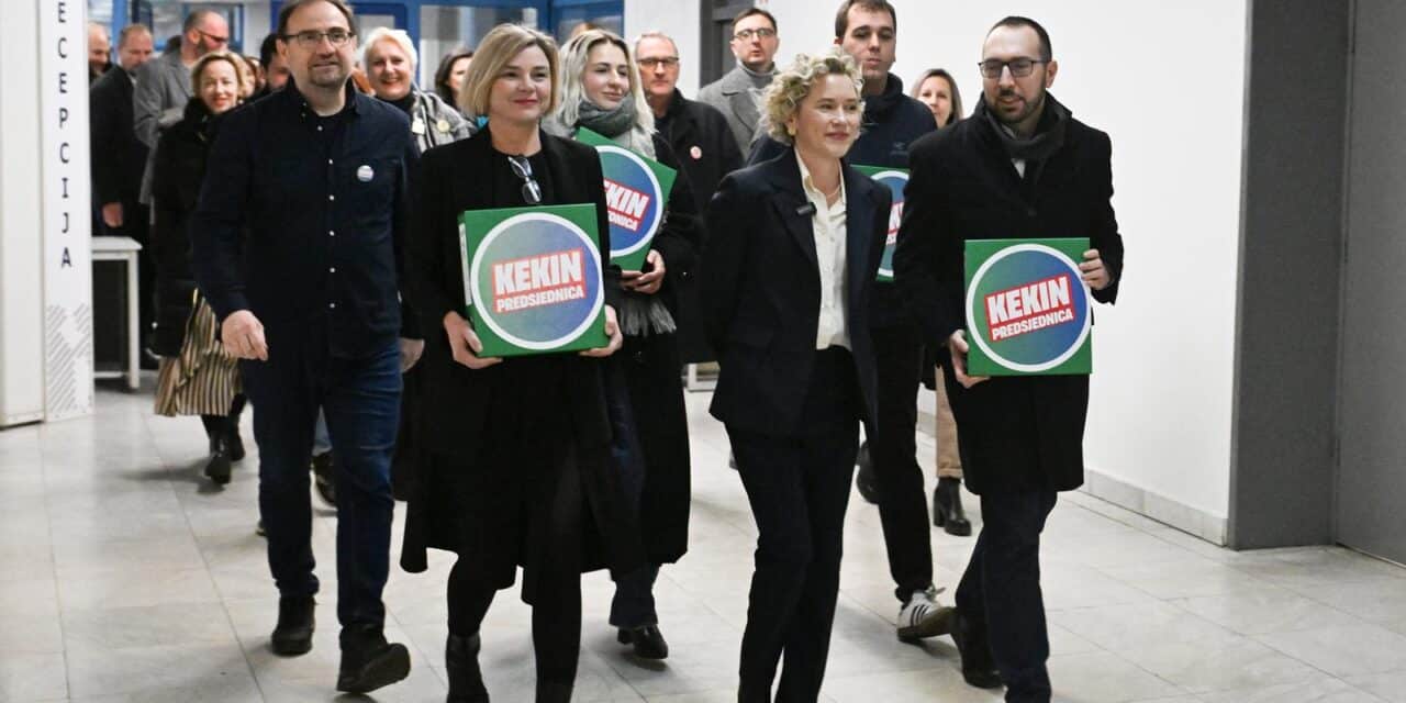 Zagreb: Ivana Kekin predala je potpise za predsjedničku kandidatruru
