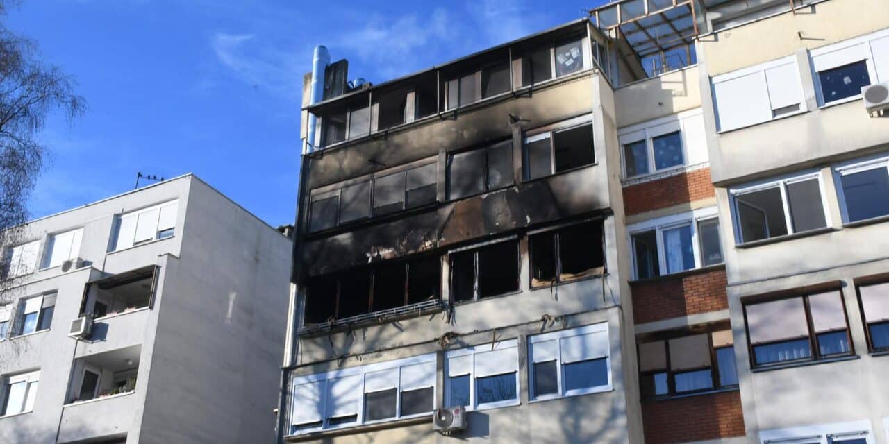 Sisak: Jutro nakon velikog požara koji je izbio u stambenoj zgradi