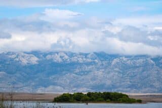 Pogled na Velebit s Vira