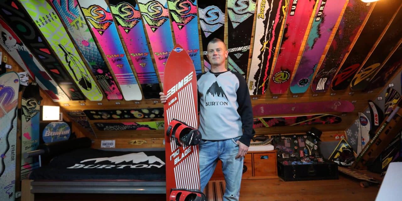Štakorovec: Kristijan Valentak u svojoj kući uredio “Muzej snowboarda”