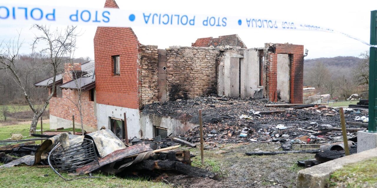 Jedna osoba je poginula u požaru obiteljske kuće u Lijevim Štefankima u Pokupskom