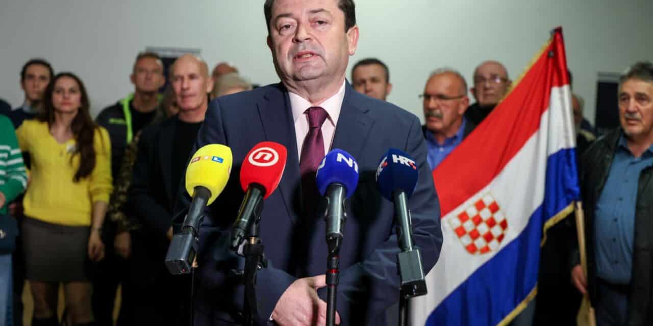 Zagreb: Predsjednički kandidat Tomislav Jonjić obratio se medijima