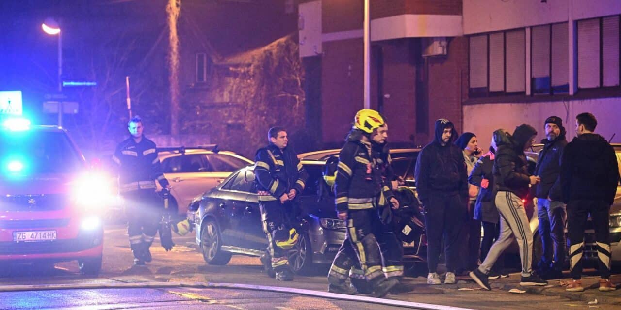 Zagreb: Vatrogasci na intervenciji zbog požara u suterenu stanbene zgrade