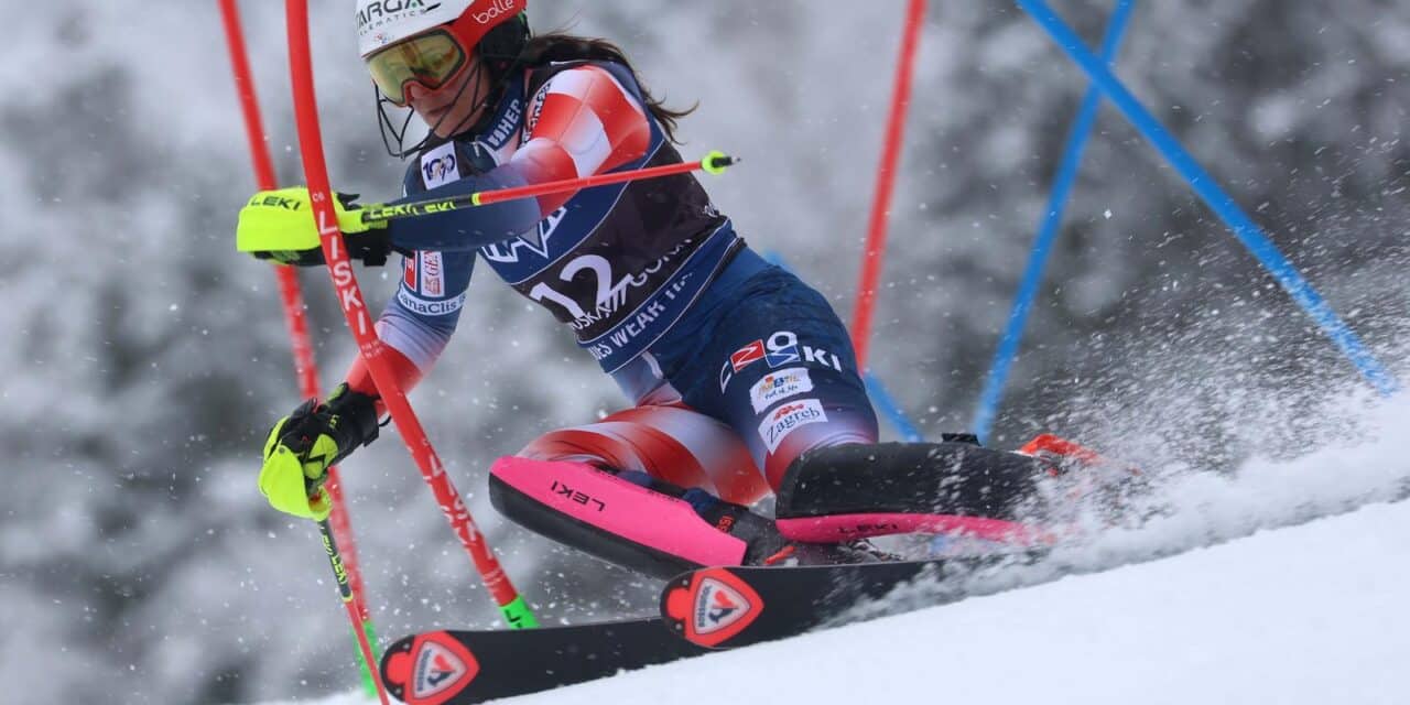 Leona Popovi?  druga nakon prve vo�nje slaloma u Kranjskoj Gori, plasman u drugu vo�nju osigurala i Zrinka Ljuti?