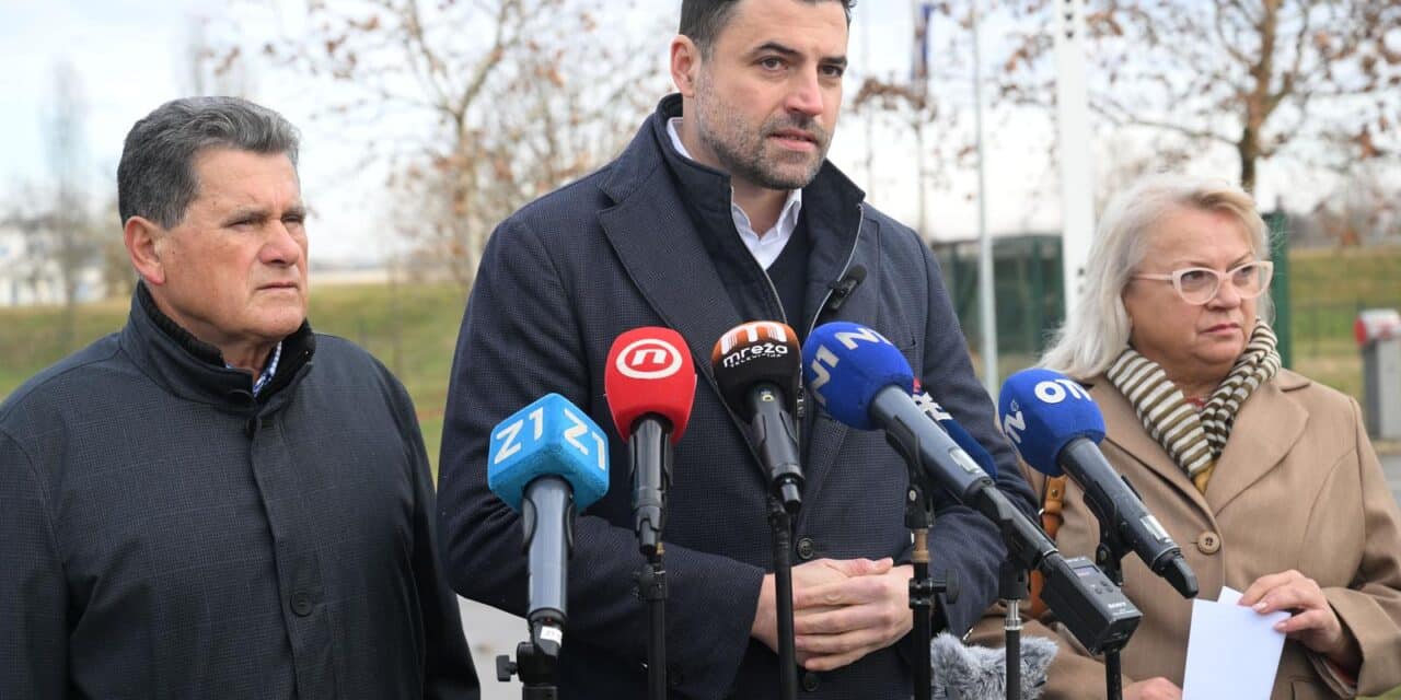 Zagreb: Davor Bernardić održao konferenciju za medije