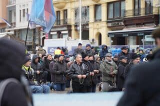 Zagreb: Molitelji su se okupili na Trgu bana J. Jelačića