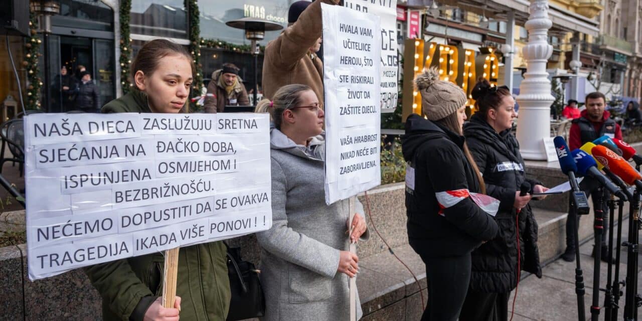 Zagreb: Održan prosvjed za zaštitu i sigurnost odgojno-obrazovnih ustanova