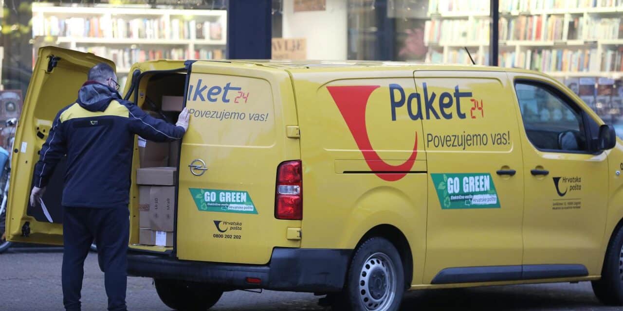 Zagreb: Za dostavu paketa HP koristi električna vozila
