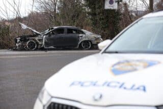 Zagreb: Izgorio Mercedes suvlasnika poznatog noćnog kluba