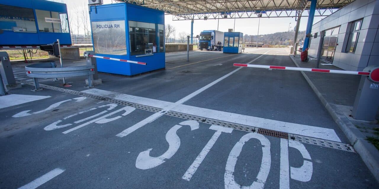 Zatvoren granični prijelaz Batina-Bezdan