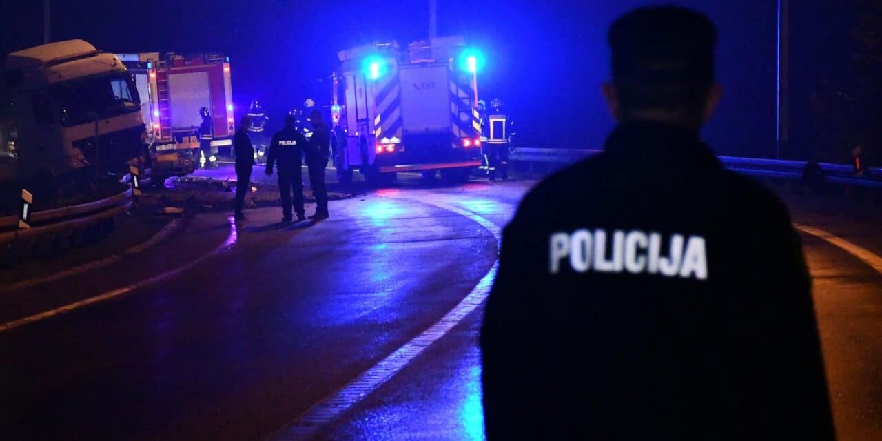 prometna nesreća autocesta sudar