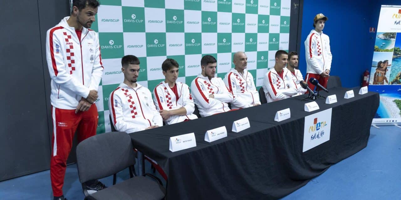 Osijek: Konferencija za medije hrvatske Davis Cup reprezentacije