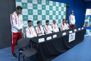 Osijek: Konferencija za medije hrvatske Davis Cup reprezentacije