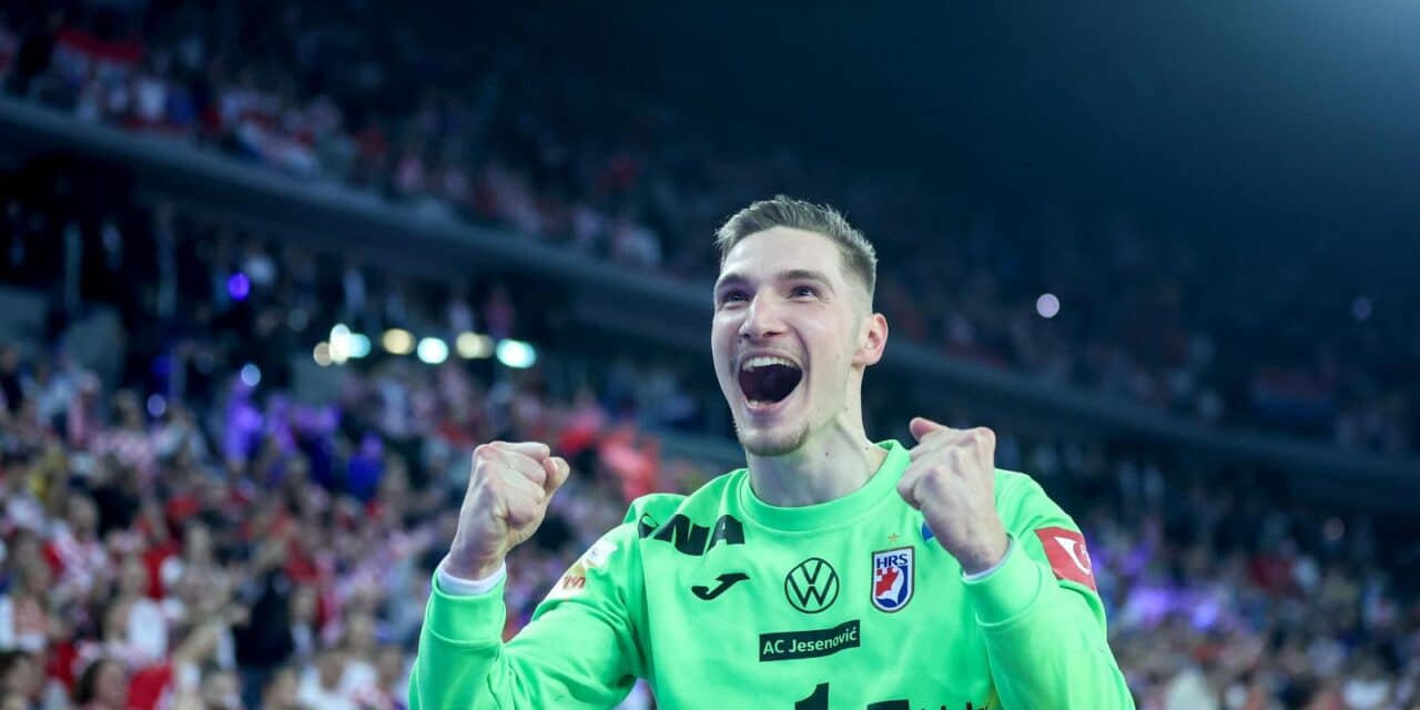 Zagreb: Slavlje rukometaša Hrvatske nakon pobjede nad Francuskom i prolaska u finale Svjetskog prvenstva