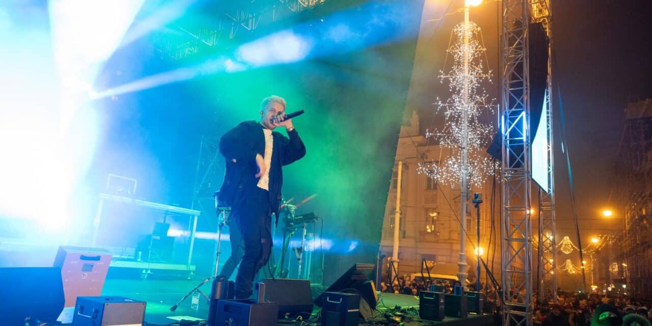 Zagreb: Koncert Baby Lasagne i Hiljsona Mandele na Glavnom trgu pri dočeku Nove godine