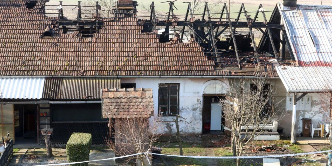 U Novoselcu izbio požar na objektu u kojem se nalazi osam stanova