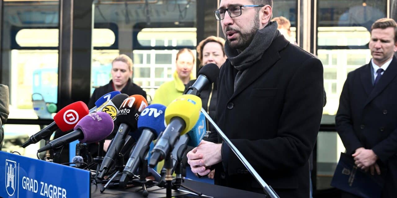 Zagreb: Predstavljanje novog tramvaja ZET-a