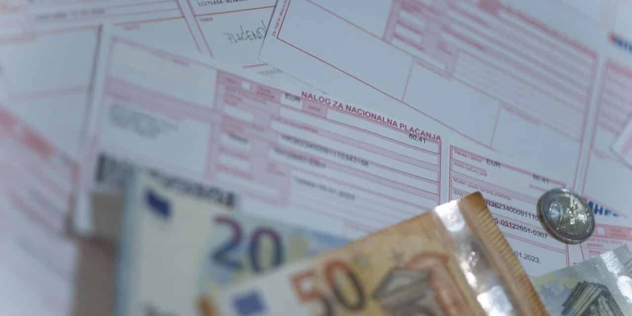 Cijena računa za plin iskazana u eurima