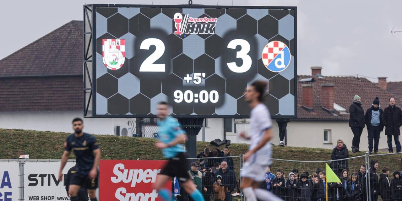 Bjelovar i Dinamo sastali se u osmini finala Hrvatskog nogometnog kupa