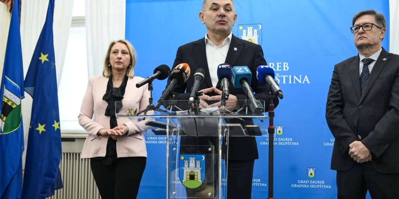 Zagreb: Klub zastupnika Plavoga grada, neovisnih Fortuna i Rusak održali su konferenciju za medije