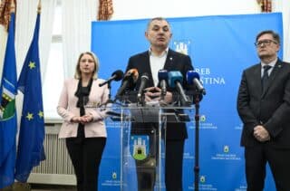 Zagreb: Klub zastupnika Plavoga grada, neovisnih Fortuna i Rusak održali su konferenciju za medije