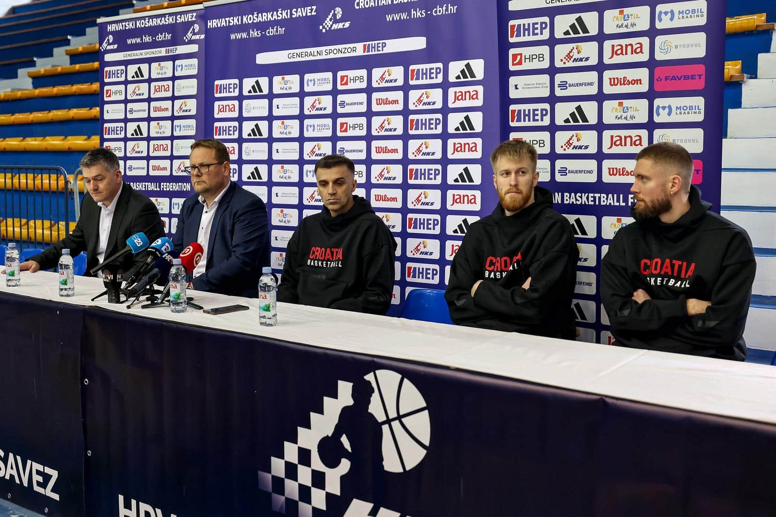Zadar: Konferencija za medije hrvatske košarkaške reprezentacije uoči utakmica protiv Francuske i Cipra