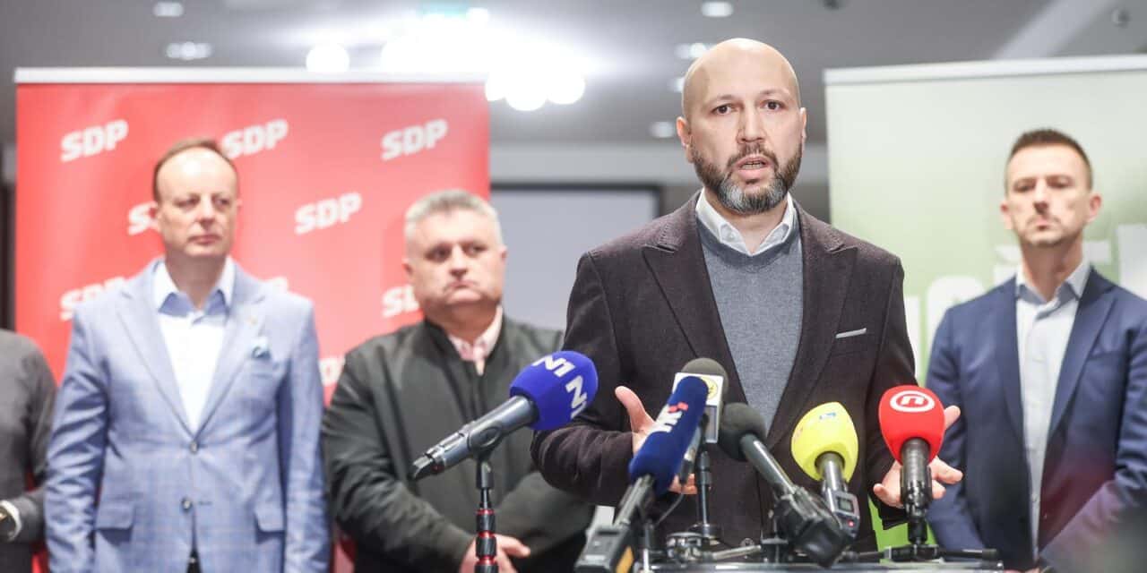 Zagreb: SDP i Možemo! predstavili Mihaela Zmajlovića kao svog kandidata za župana Zagrebačke županije