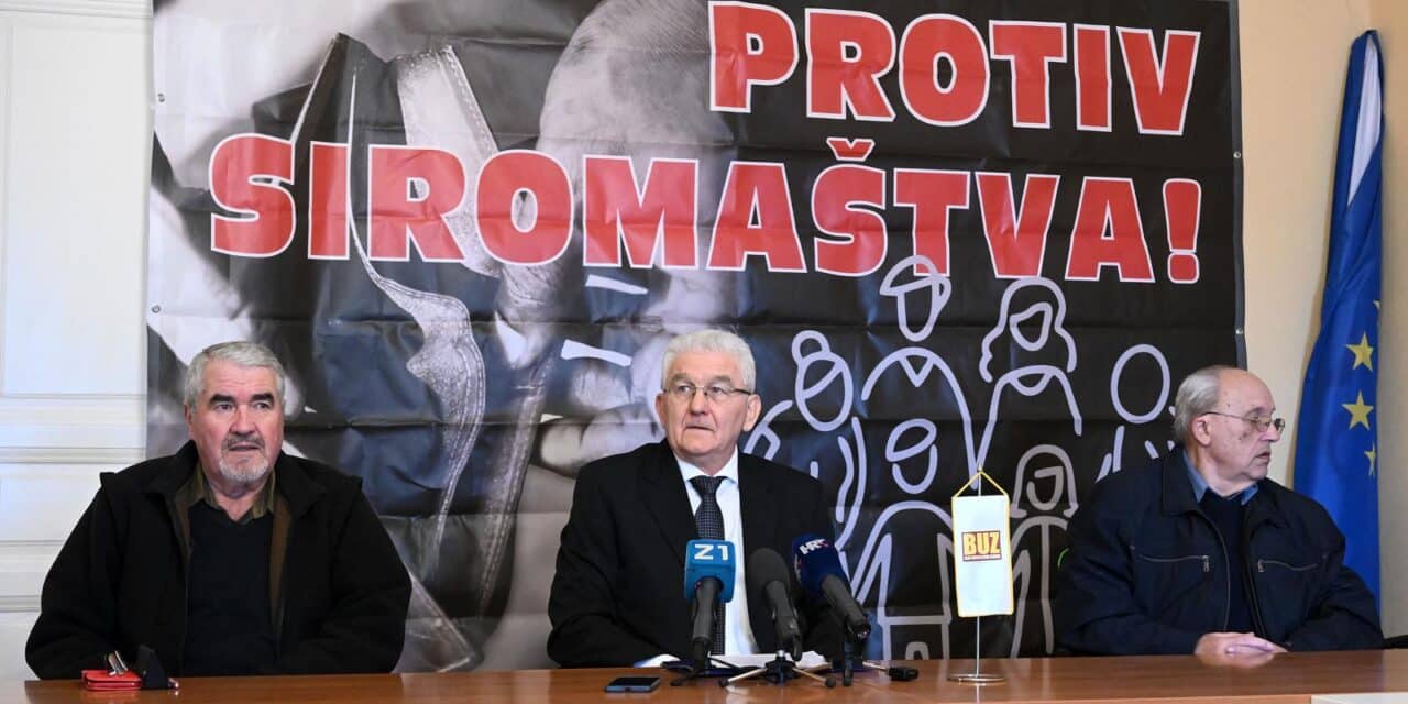 Zagreb: Blok umirovljenici zajedno održali su konferenciju za medije na kojoj su najavili prosvjed 1. ožujka