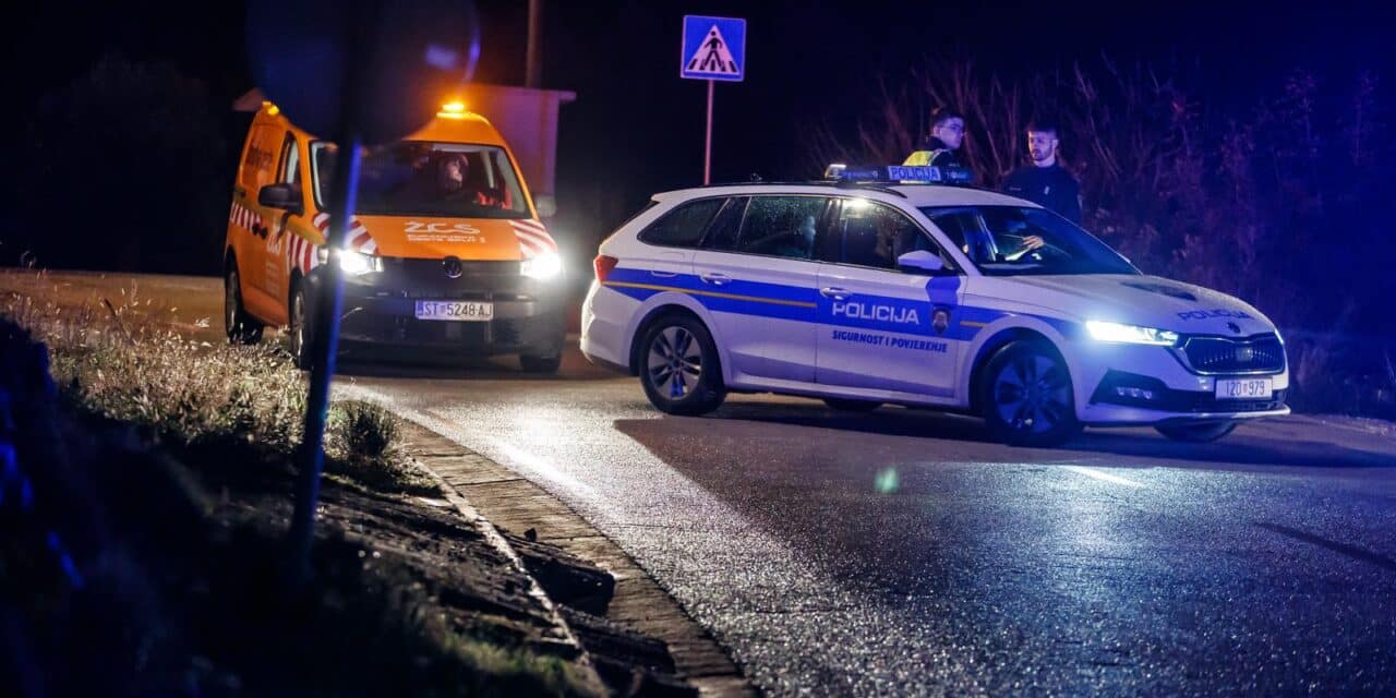 Marina: Teška prometna nesreća u naselju Pozorac u kojoj je poginula jedna osoba