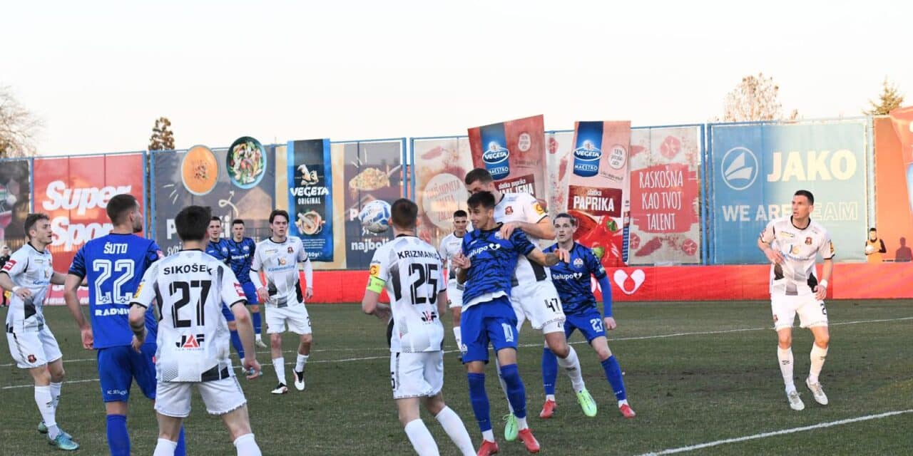 Koprivnica: Slaven Belupo i Gorica u četvrtfinalnoj utakmici Hrvatskog nogometnog kupa