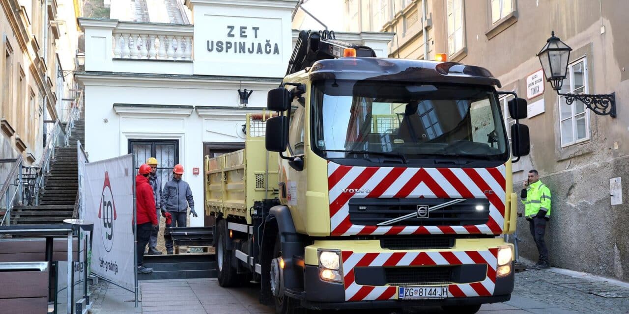 Zagreb: Radovi na obnovi uspinjače