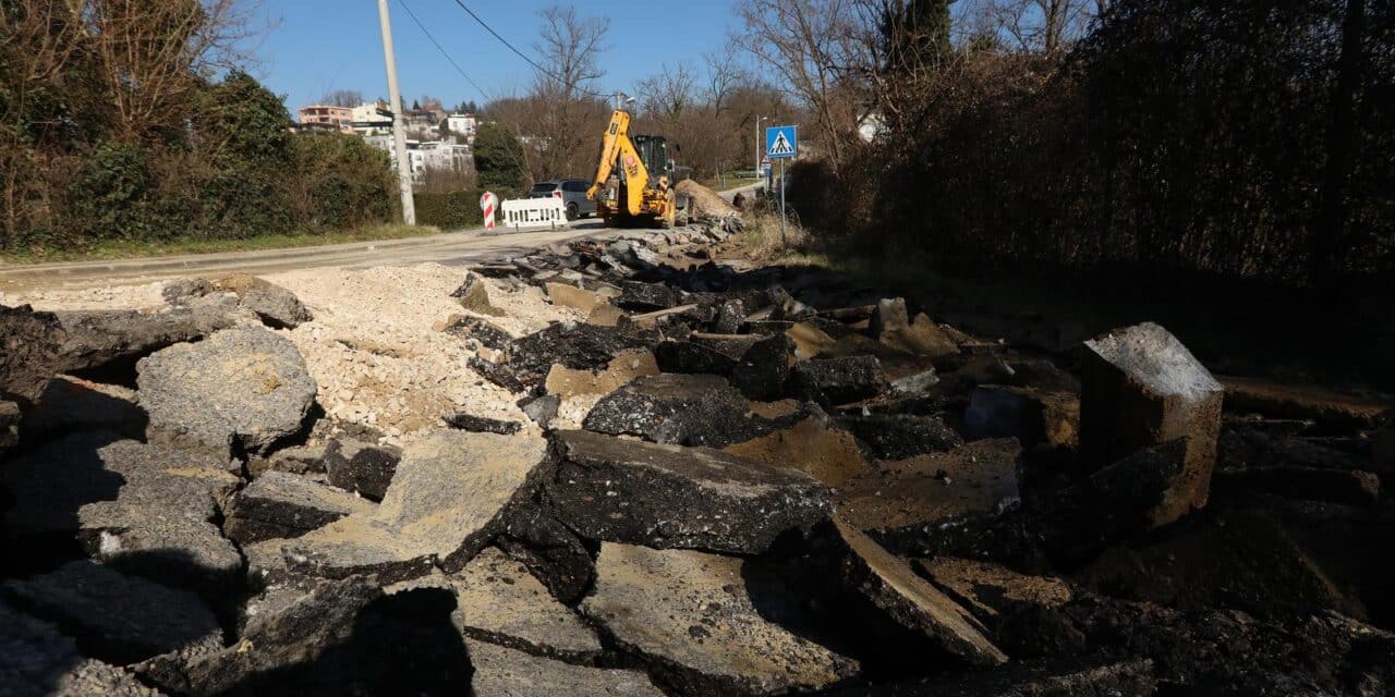 Zagreb: U blizini Ureda predsjednika Milanovića aktiviralo se novo klizište