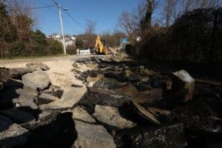 Zagreb: U blizini Ureda predsjednika Milanovića aktiviralo se novo klizište