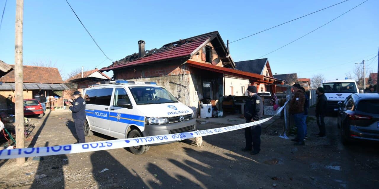 Troje djece poginulo u požaru u Kuršancu, žena i jedno dijete su u bolnici