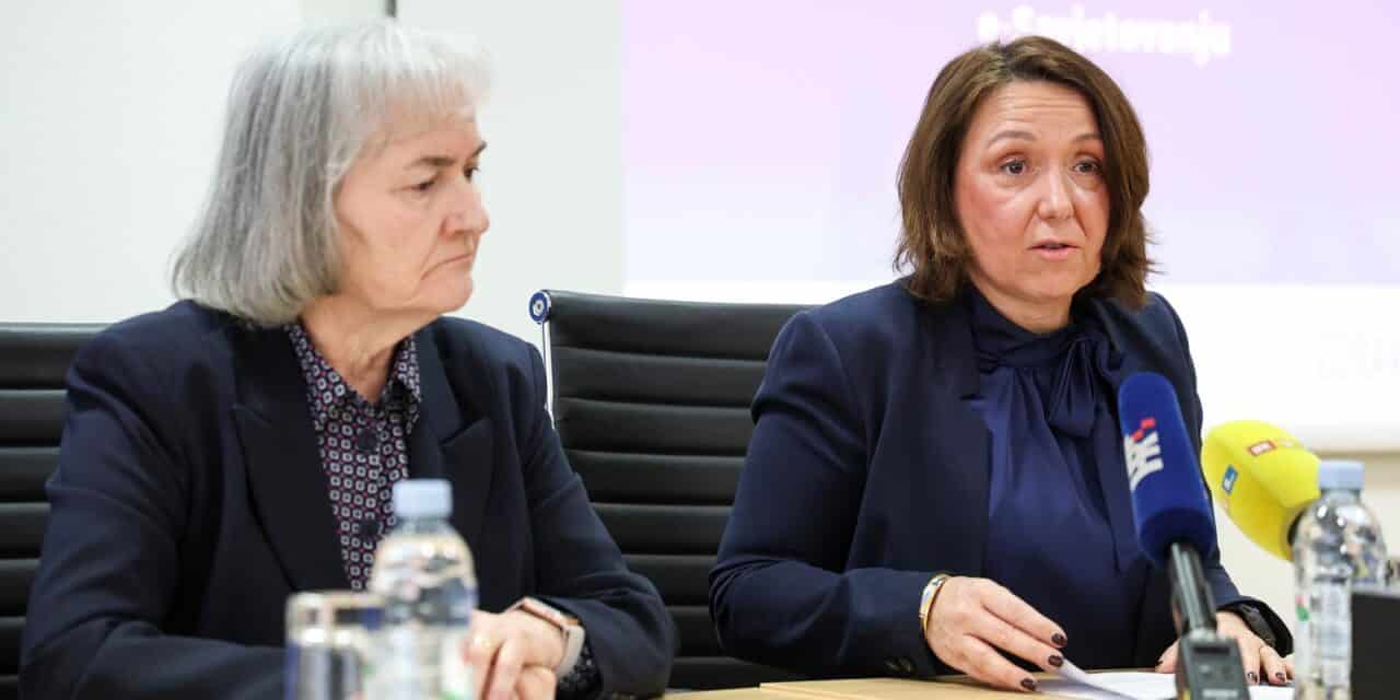 Zagreb: Konferencija za medije ministrice zdravstva Irene Hrstić