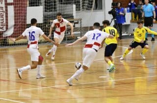 Slavonski Brod: Kvalifikacijska utakmica za futsal EURO između Hrvatske i Švedske