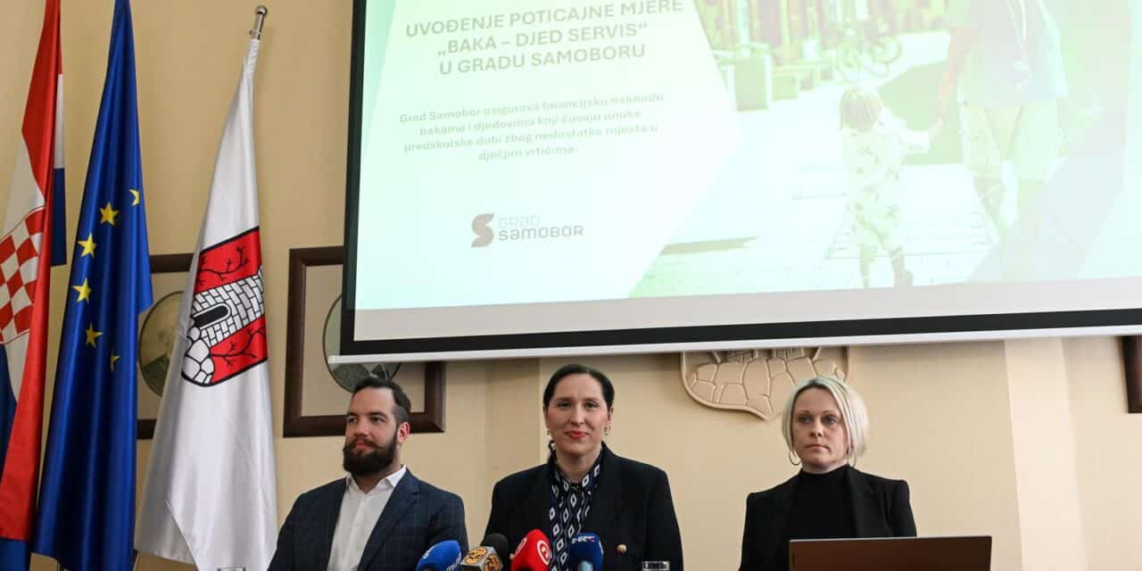 Predstavljena Odluka Grada Samobora o uvođenju poticajne mjere “Baka-djed servis”