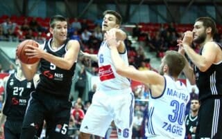 Zagreb: 6. kolo ABA lige KK Cibona – KK Partizan