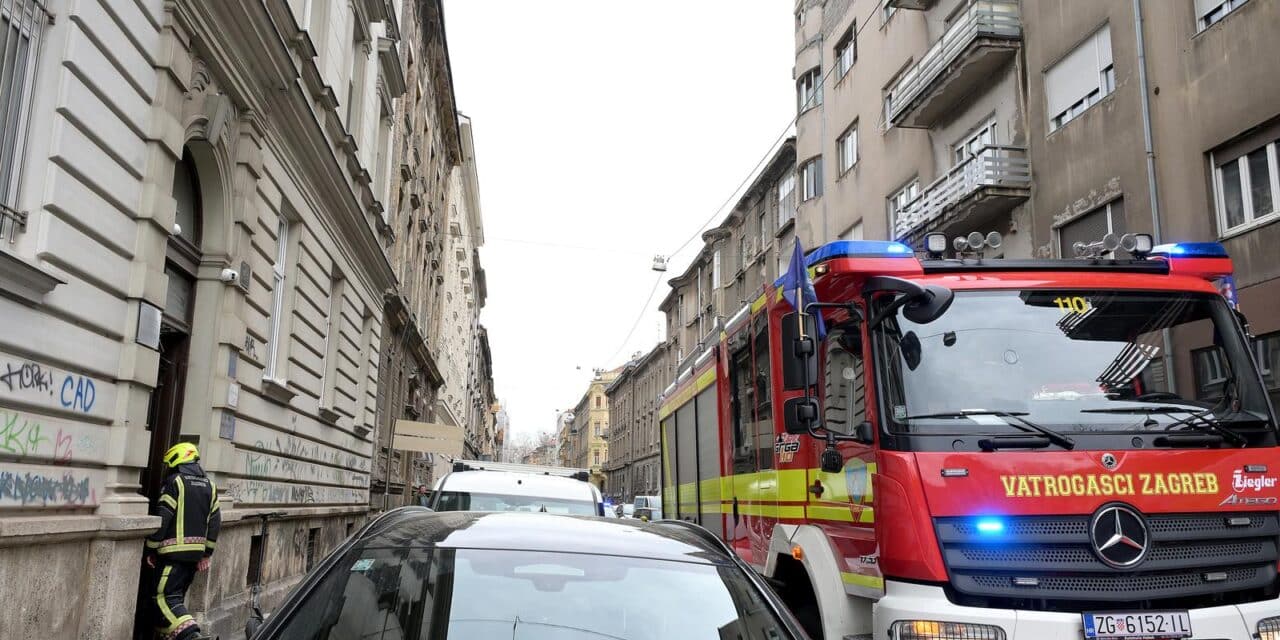 Zagreb: Požar u zgradi u Đorđićevoj ulici, vatrogasci pronašli izgoreno tijelo