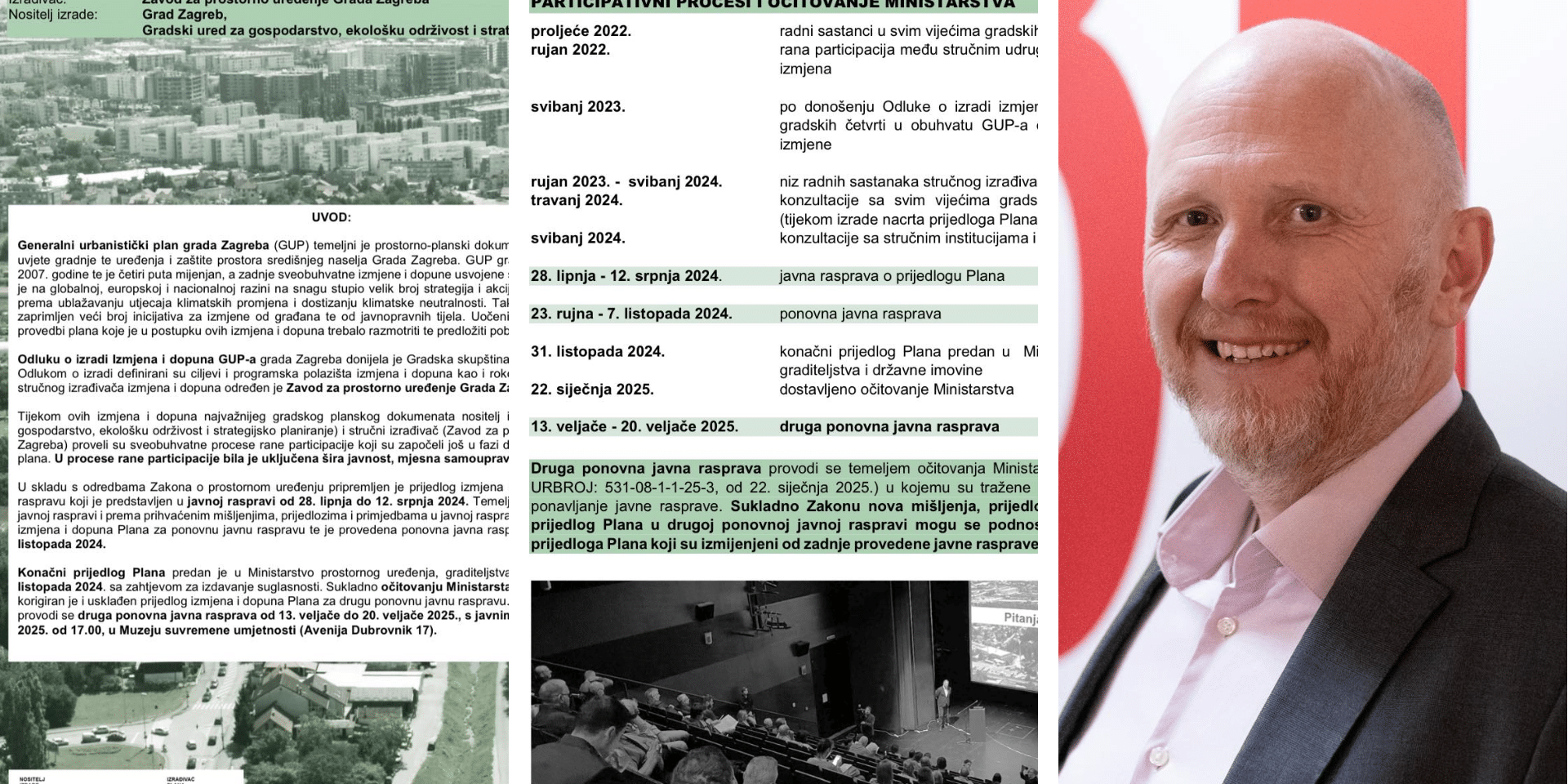 Petek Grad Zagreb proceduralna pogreška GUP izmjene