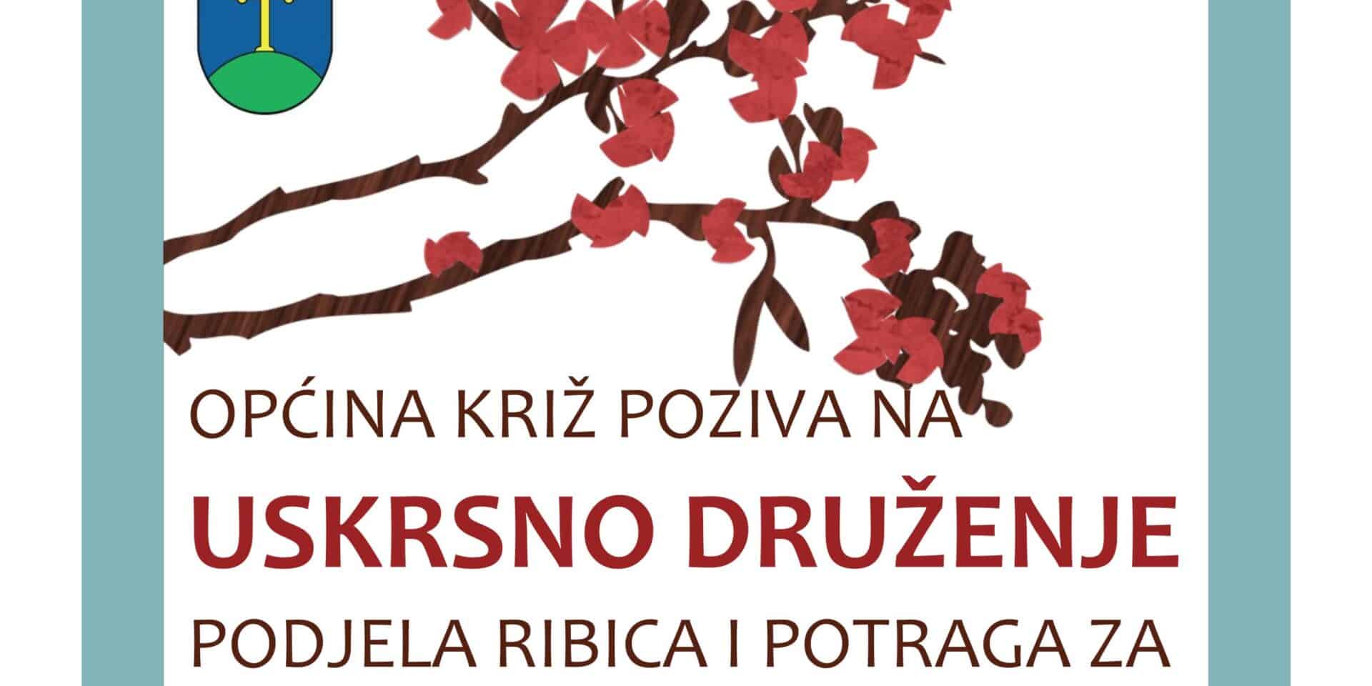 OPĆINA KRIŽ USKRS PLAKAT 2025