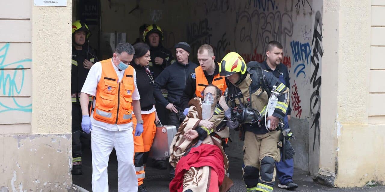 Zagreb: Pozar stana u Vlaskoj