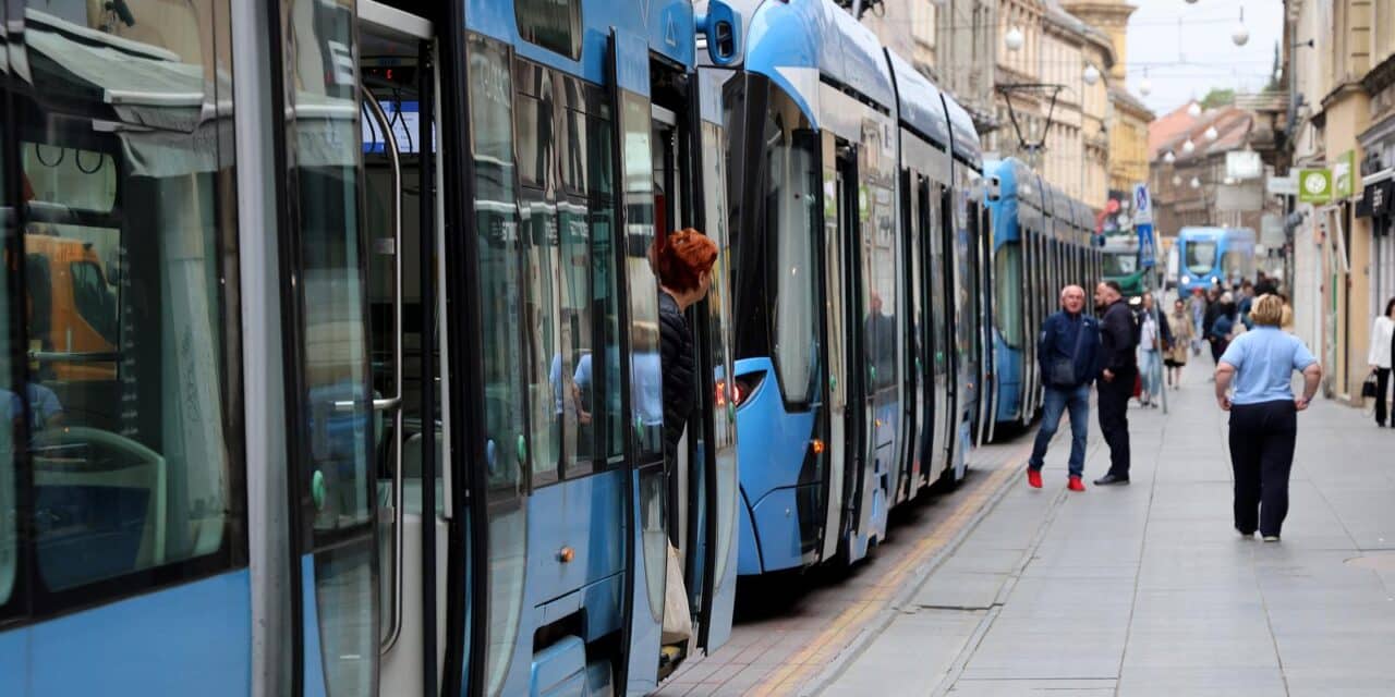 Zagreb: Zastoj tramvaja u Ilici