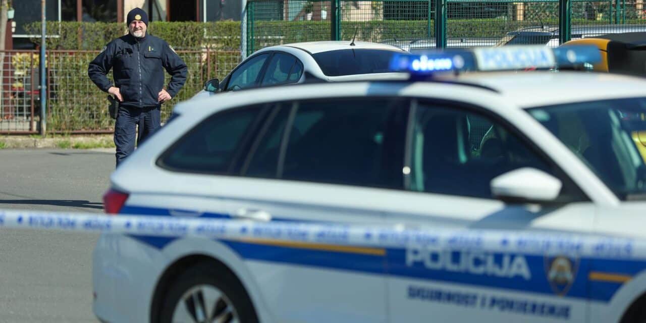 Zagreb: Policijski očevid u Dubravi gdje je jutros došlo do pucnjave