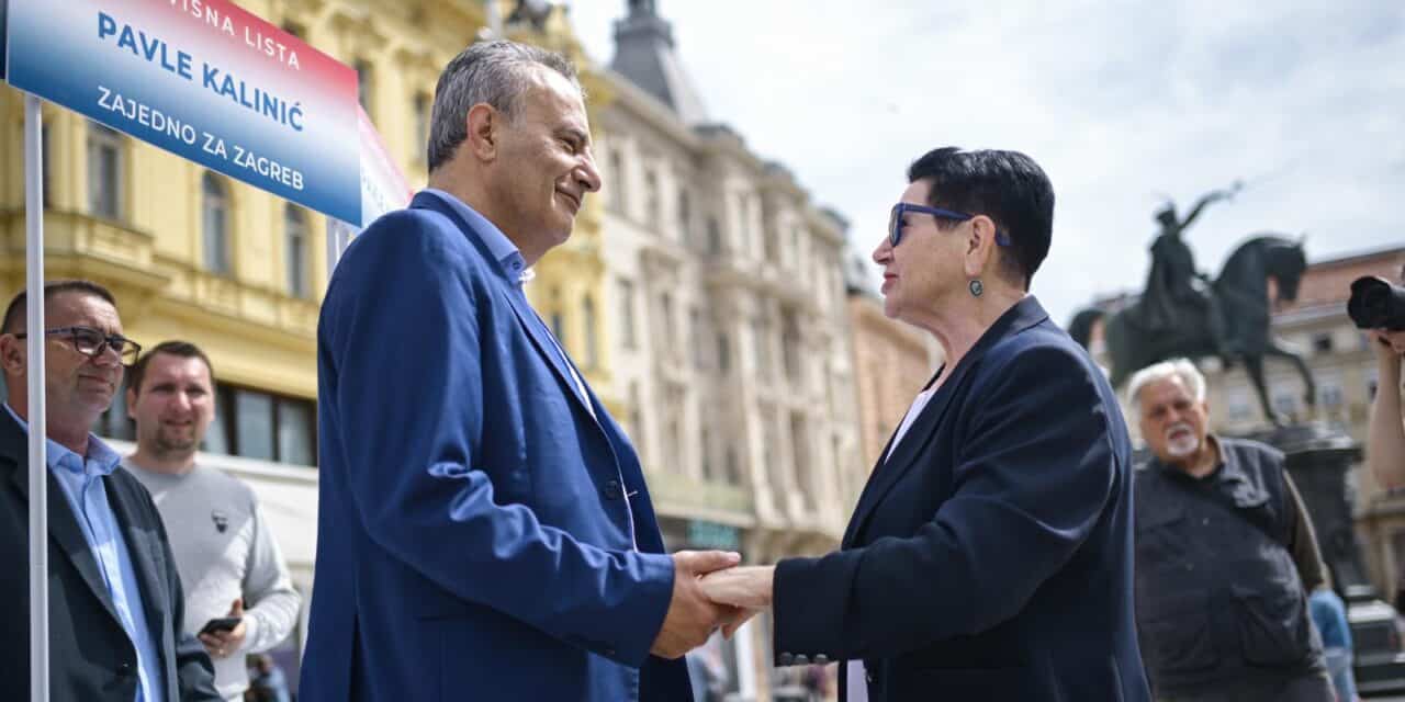 Zagreb: Nezavisni kandidat Pavle Kalinić skuplja potpise za kandidaturu