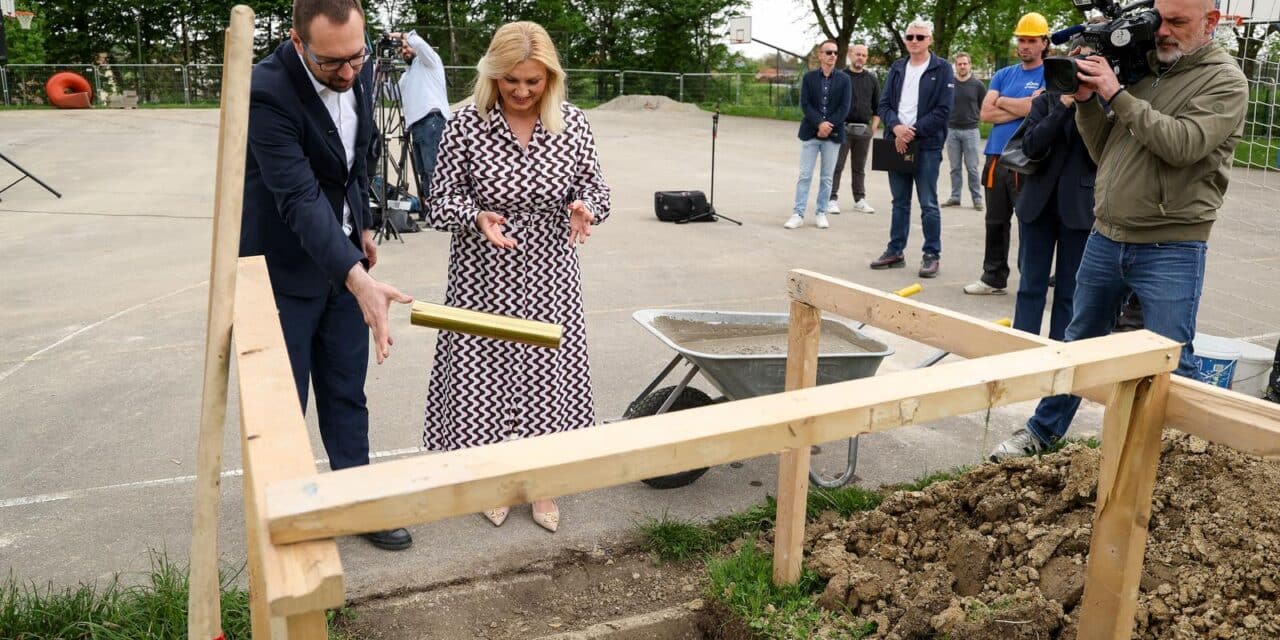 Zagreb: Svečano obilježen početak radova na dogradnji Osnovne škole Stjepana Bencekovića